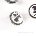 2015 fashion new arrival 16mm black small round marble flat back cabochon stone buttons for baby sweaters